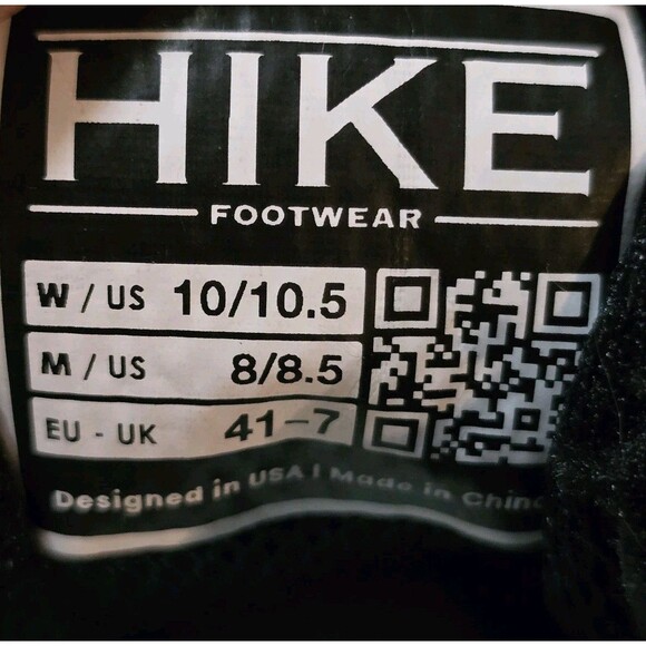 Hike Footwear Flow Minimalist Ergonomic Barefoot Sneakers Black Unisex EU 41 New main image 16